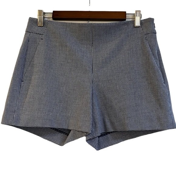 BANANA REPUBLIC FACTORY SHORTS NAVY BLUE AND WHITE PRINT SIZE 4 SM NEW WITH TAGS - Picture 1 of 13